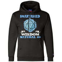 Dice Fun Smartassed Wisdom Natural 20 T Shirt Champion Hoodie | Artistshot