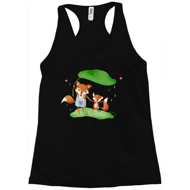 Fox Mother And Fox Baby Racerback Tank by Kimochi | Artistshot