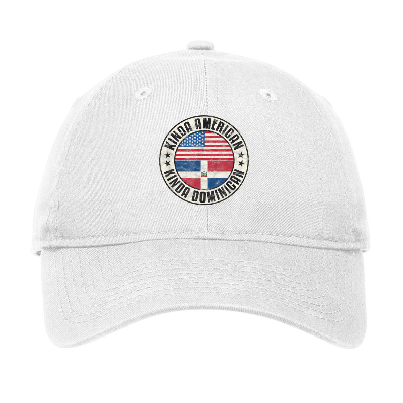 Dual Citizenship American Dominican Republic Usa Flag T Shirt Adjustable Cap by cordellwerw56r | Artistshot