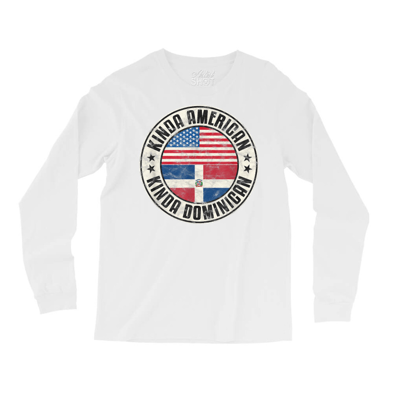 Dual Citizenship American Dominican Republic Usa Flag T Shirt Long Sleeve Shirts by cordellwerw56r | Artistshot