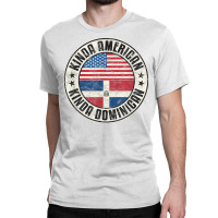 Dual Citizenship American Dominican Republic Usa Flag T Shirt Classic T-shirt | Artistshot