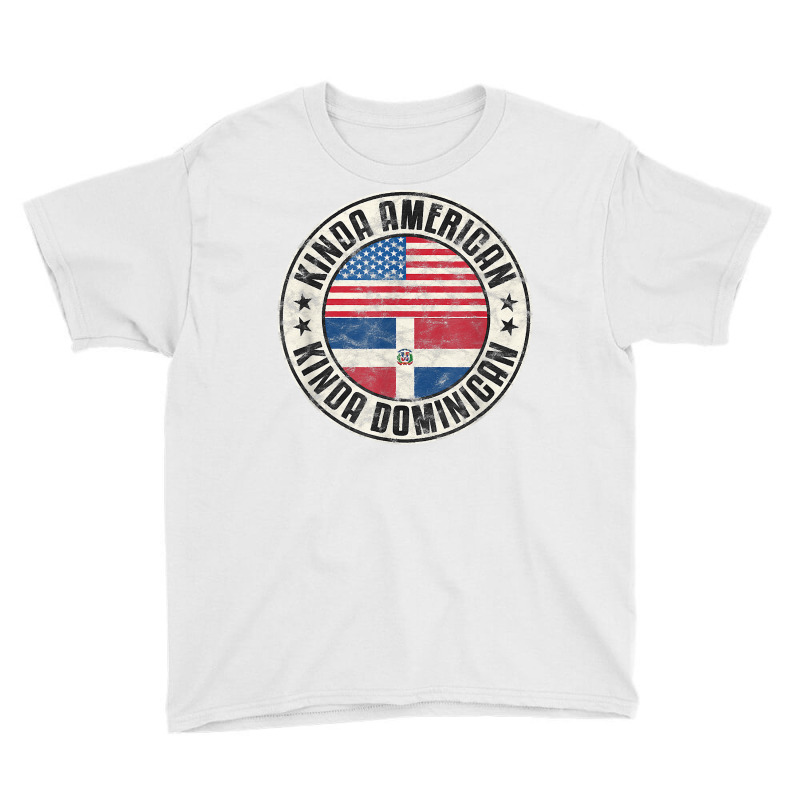 Dual Citizenship American Dominican Republic Usa Flag T Shirt Youth Tee by cordellwerw56r | Artistshot