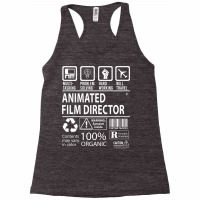 Animated Film Director T   Multitasking Certified Job Gift Item Tee Racerback Tank | Artistshot