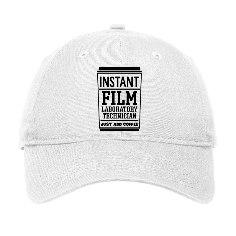 Instant Film Laboratory Technician Just Add Coffee   Nature Green Adjustable Cap by pleppkelsf | Artistshot