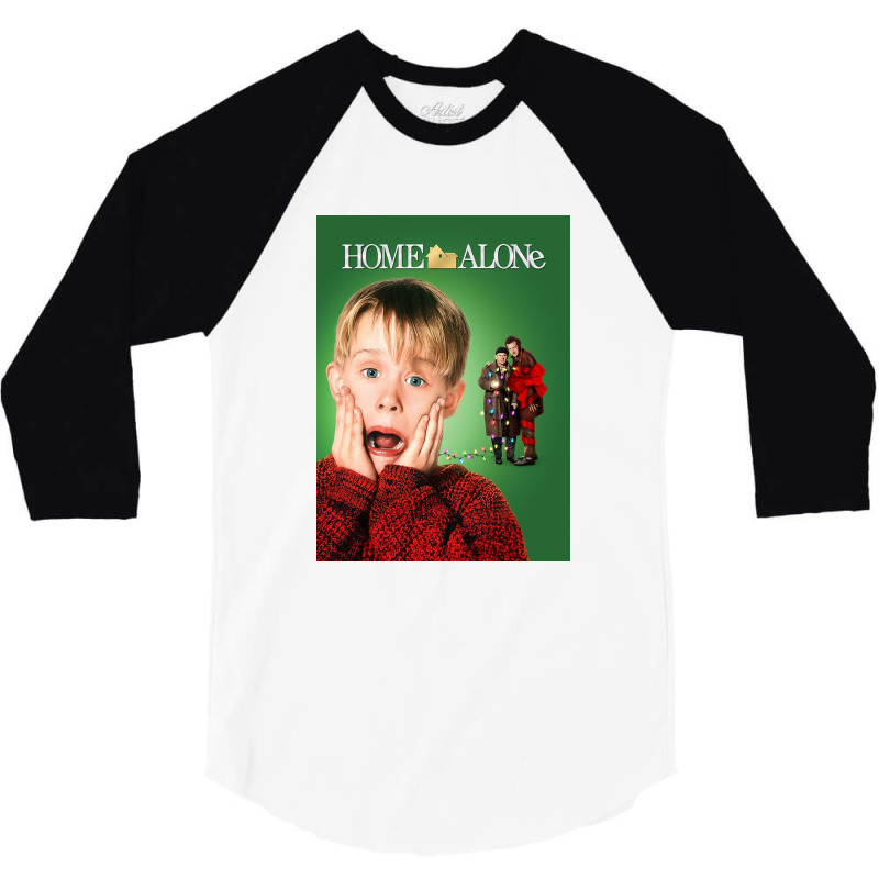 Home Alone Movie 3/4 Sleeve Shirt by steverlopez | Artistshot