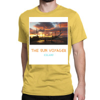 The Sun Voyager From Iceland  Travel 80s Classic T-shirt | Artistshot