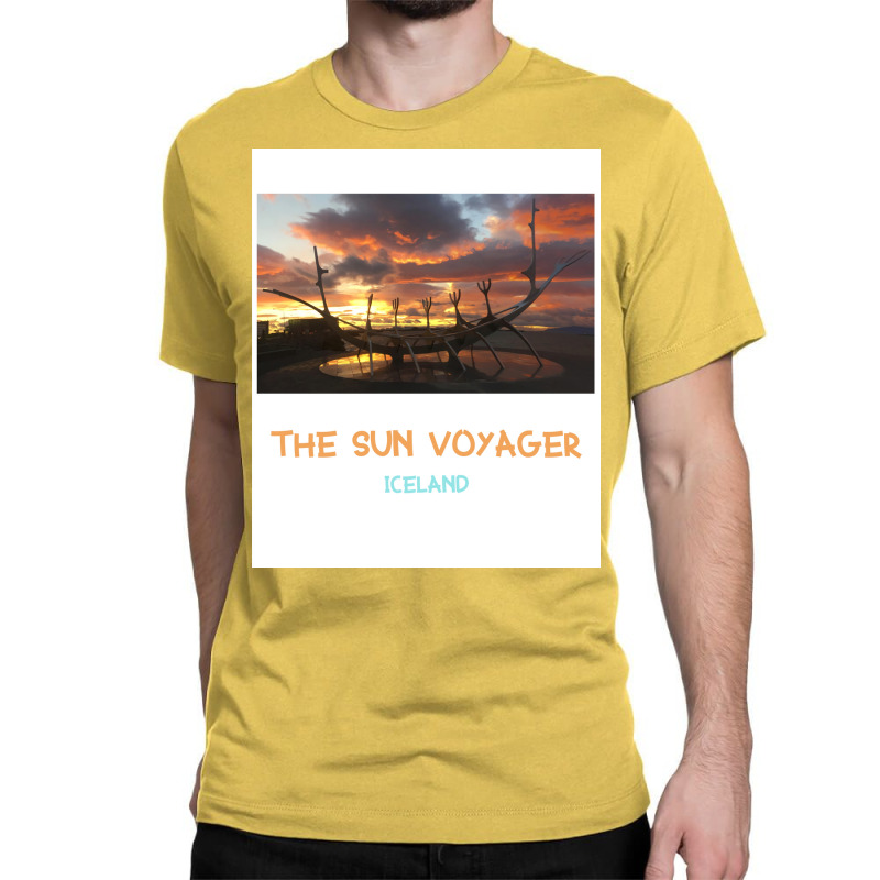 The Sun Voyager From Iceland  Travel 80s Classic T-shirt | Artistshot