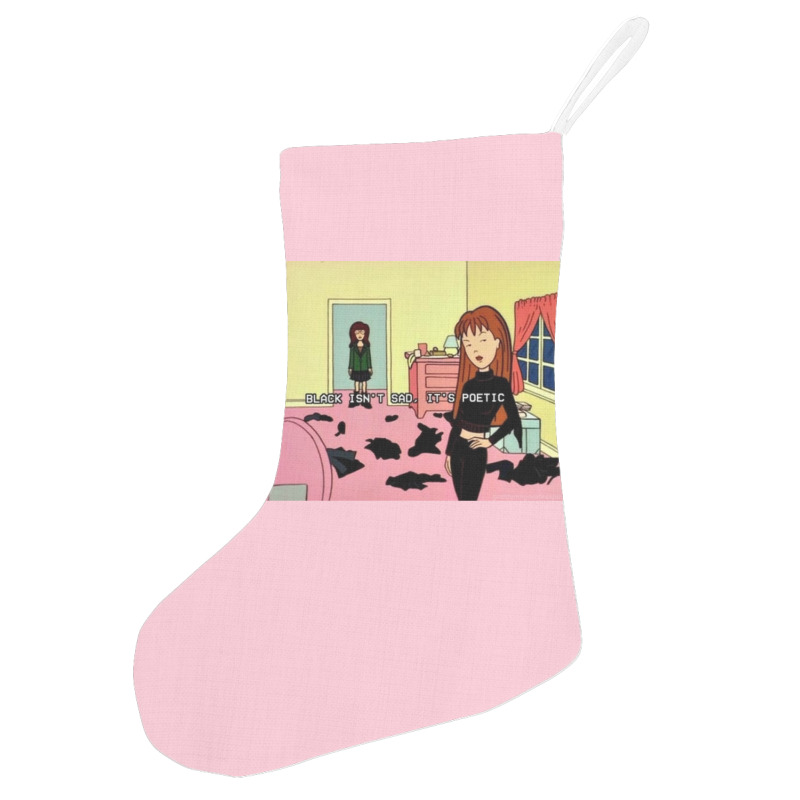 Black Isnx27t Sad Itx27s Poetic Daria Poster Holiday Stocking | Artistshot