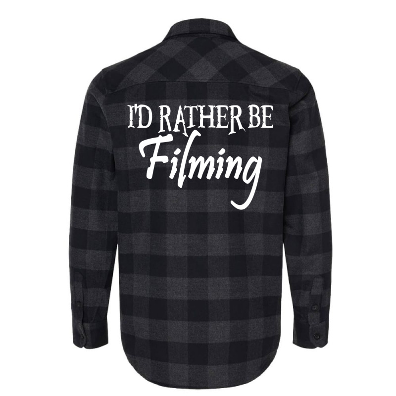 Filming Films Director Ctor Ctress Spectator Cinema Television Stream Flannel Shirt | Artistshot