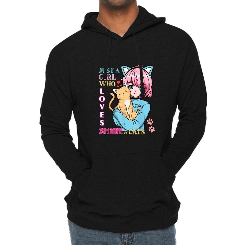 Anime Warning May Spontaneously Start Talking About Anime Lightweight Hoodie | Artistshot