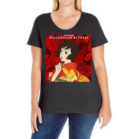 Satoshi Kon Millennium Actress Chiffon Girl 80s Ladies Curvy T-shirt | Artistshot