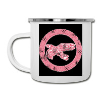 Red And White Muniin Battle Weary Raven  Summer Girl Camper Cup | Artistshot