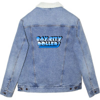 Bay City Rollers (blue) Unisex Sherpa-lined Denim Jacket | Artistshot