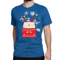 Cat Christmas Cute Cat Reindeer Christmas Costume Gift Classic T-shirt | Artistshot