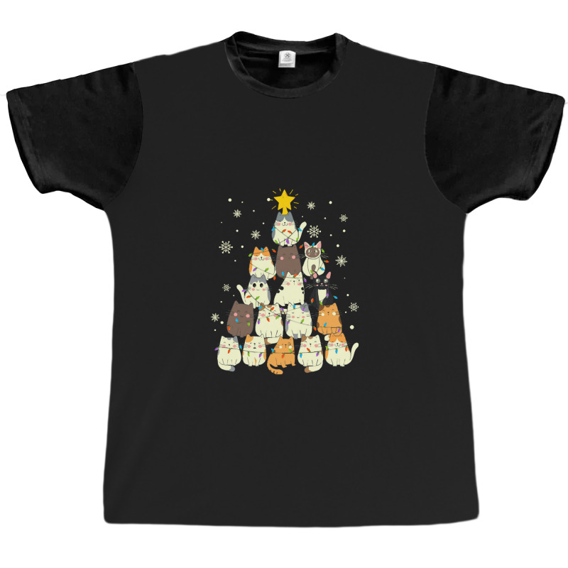 Cat Christmas Tree Christmas Cat Tree   Cat Lover Christmas Graphic T-shirt | Artistshot