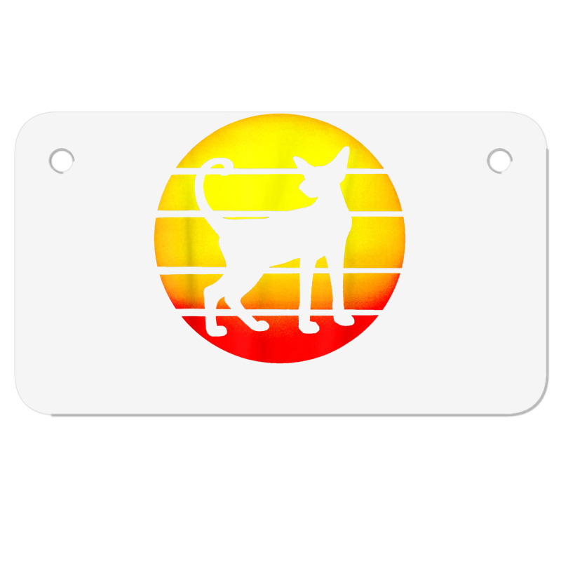 Exotic Cat Breeders Oriental Shorthair Cat Lovers Sunset T Shirt Motorcycle License Plate | Artistshot