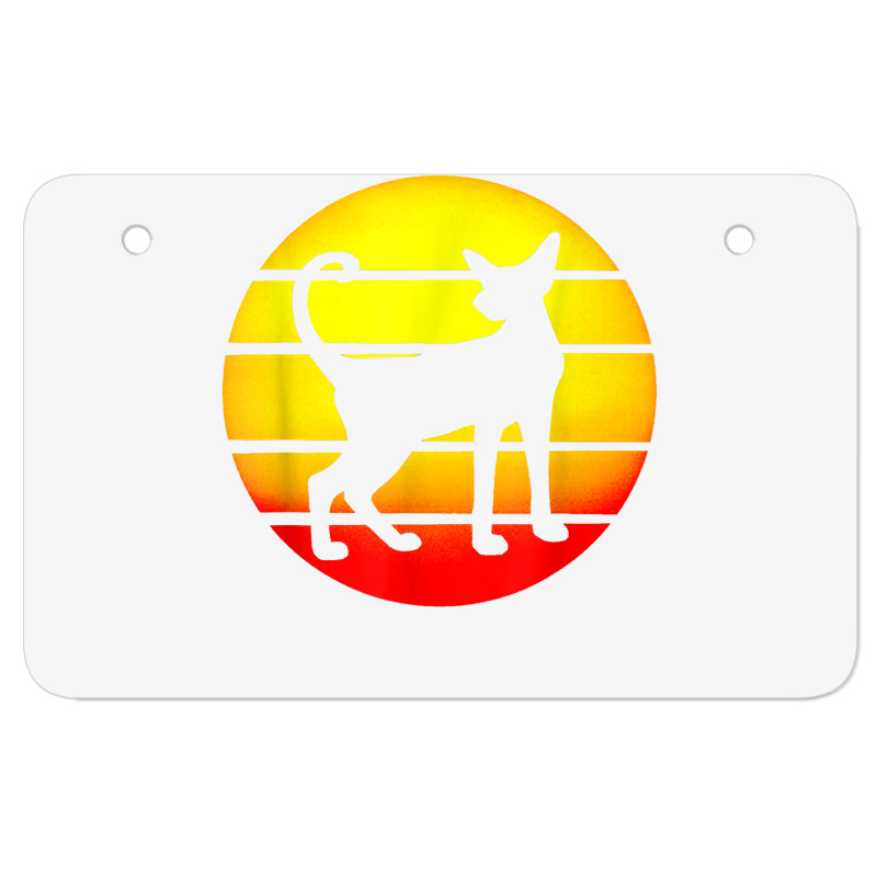 Exotic Cat Breeders Oriental Shorthair Cat Lovers Sunset T Shirt Atv License Plate | Artistshot