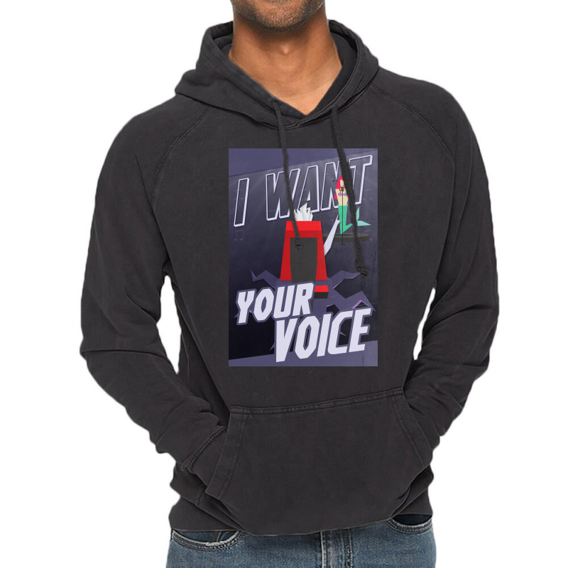 I Want Your Voice Poster Funny Vintage Hoodie by sivelslebeckl | Artistshot