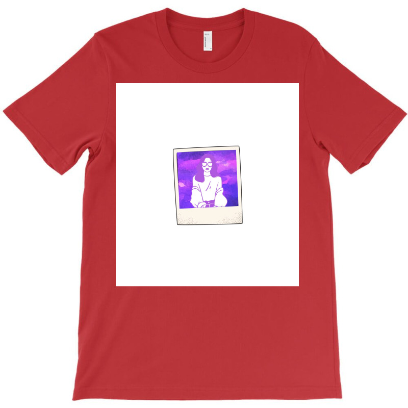 Purple Girl Polaroid Sleeveless Stars Summer T-shirt | Artistshot