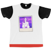 Purple Girl Polaroid Sleeveless Stars Summer Graphic T-shirt | Artistshot