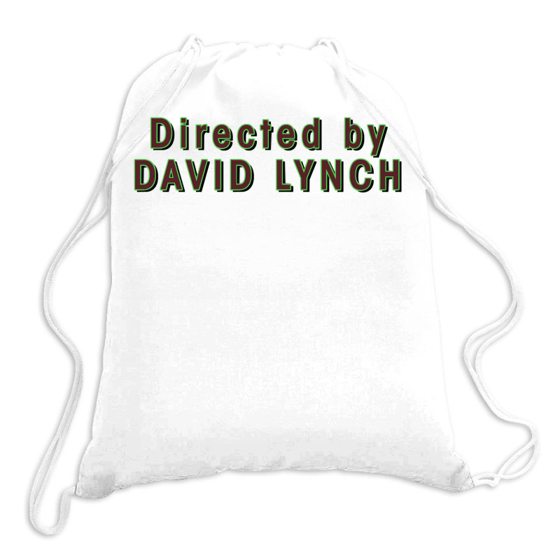 Directed By David Lynch Classic Green Nature Drawstring Bags | Artistshot