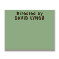 Directed By David Lynch Classic Green Nature Metal Print Horizontal | Artistshot