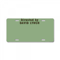 Directed By David Lynch Classic Green Nature License Plate | Artistshot