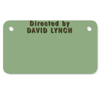 Directed By David Lynch Classic Green Nature Motorcycle License Plate | Artistshot