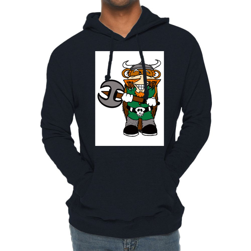 Viking Monkey  Cute Aesthetic Lightweight Hoodie | Artistshot