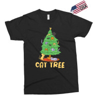 Cat Tree With Cats And Christmas Tree Exclusive T-shirt | Artistshot