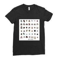 Hilda Headshots 1 Ladies Fitted T-shirt | Artistshot