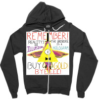 Remember Poster Yellow Zipper Hoodie | Artistshot