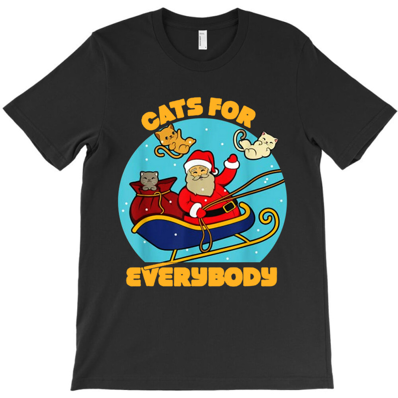 Cats For Everybody Christmas Cat T-shirt | Artistshot