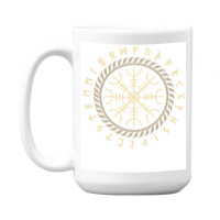 Viking Rune Viking Runes Nordic Runes  Vintage Cute 15 Oz Coffee Mug | Artistshot