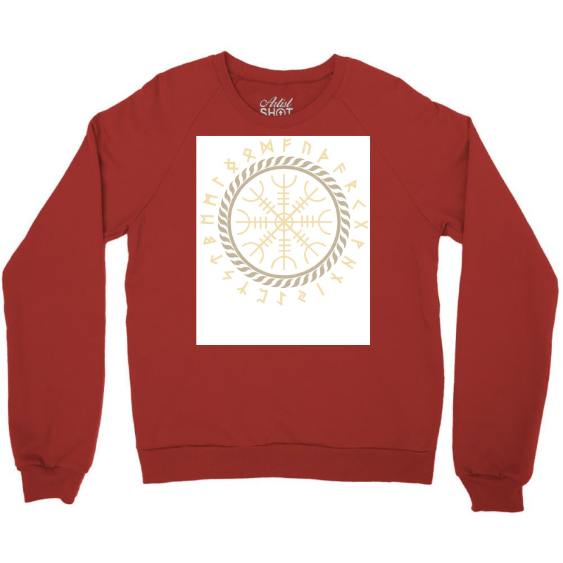 Viking Rune Viking Runes Nordic Runes  Vintage Cute Crewneck Sweatshirt | Artistshot