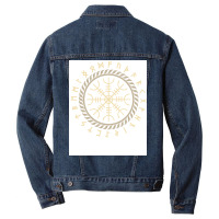 Viking Rune Viking Runes Nordic Runes  Vintage Cute Men Denim Jacket | Artistshot