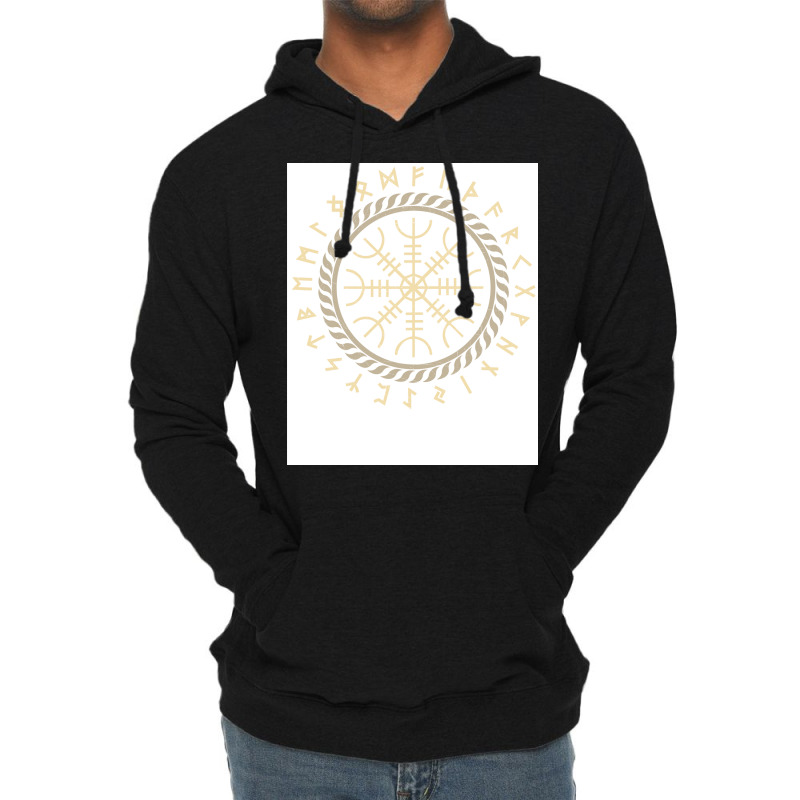 Viking Rune Viking Runes Nordic Runes  Vintage Cute Lightweight Hoodie | Artistshot