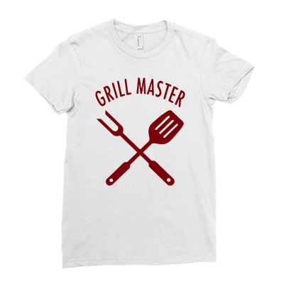 Grill Master Ladies Fitted T-shirt Designed By Sopy4n