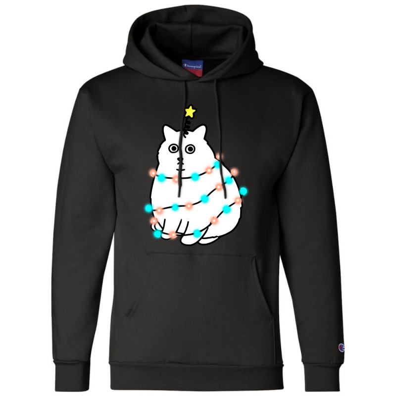 Christmas Cat Champion Hoodie | Artistshot