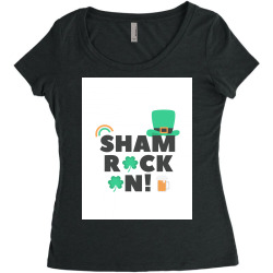 Shamrock Women's Triblend Scoop T-shirt | Artistshot