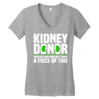 Cool Kidney Donor Art For Men Women Organ Donation Awareness T Shirt Women's V-neck T-shirt | Artistshot