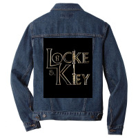 Locke And Key Poster Tumblr Men Denim Jacket | Artistshot