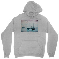 Viking Ships From The Mist  Girl Vintage Vintage Unisex Hoodie | Artistshot