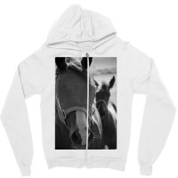 Horse Classic 70s Retro Zipper Hoodie | Artistshot