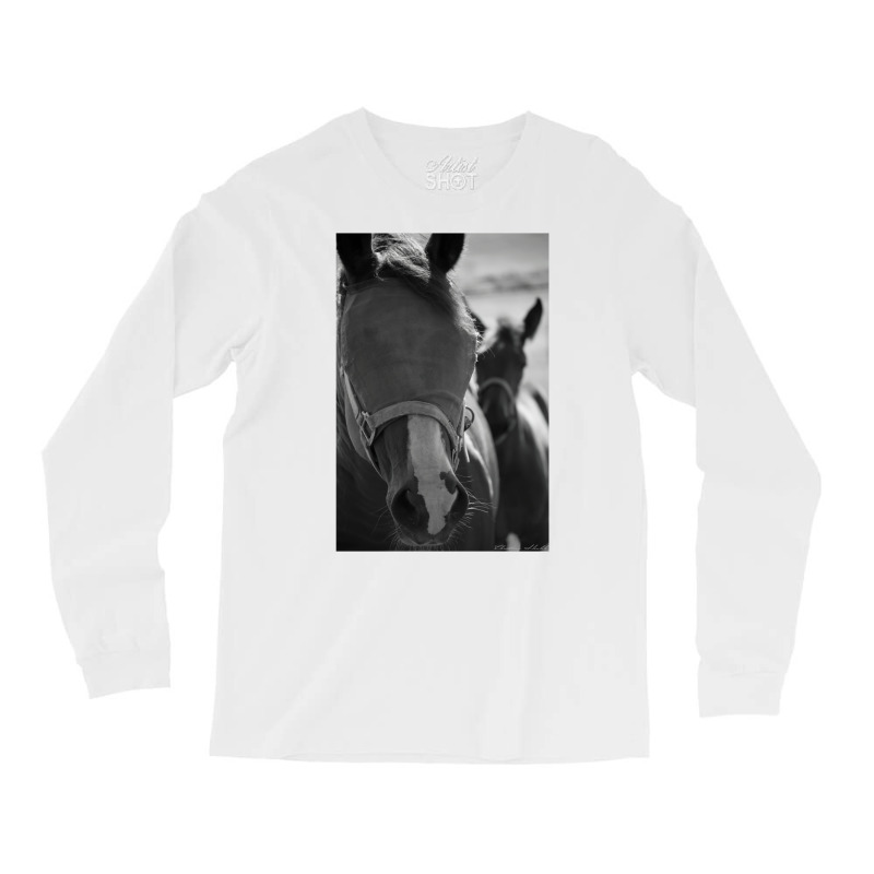 Horse Classic 70s Retro Long Sleeve Shirts | Artistshot