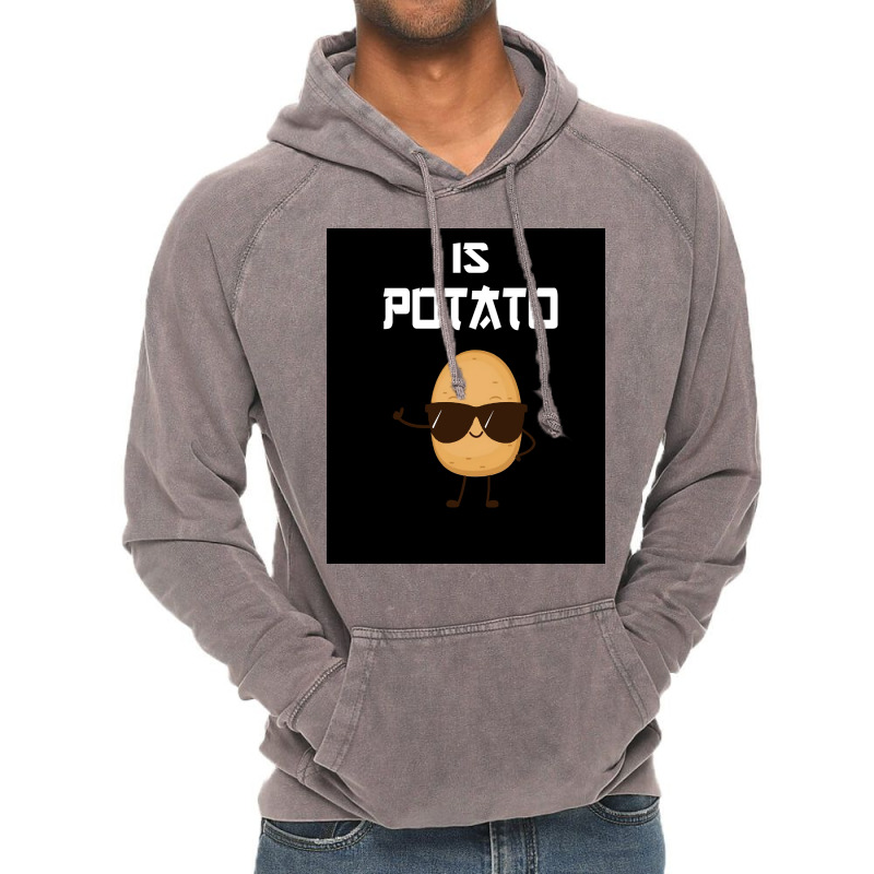 Is Potato As Seen On Late Night Television Poster Girl Vintage Hoodie by ferrarperishc | Artistshot