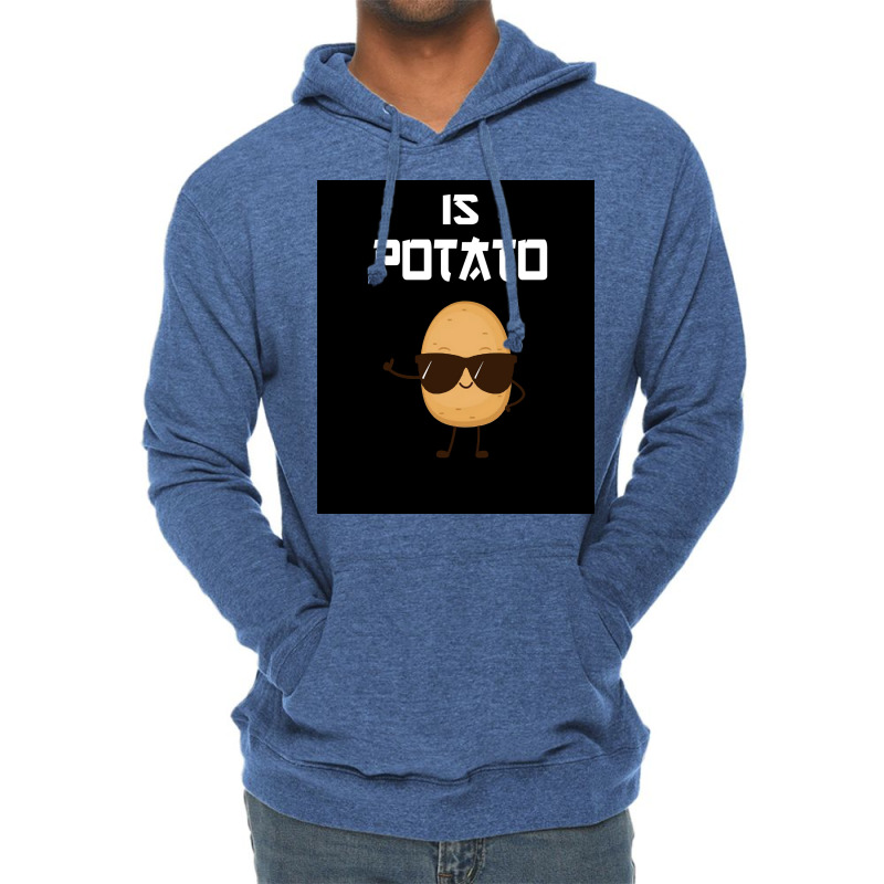 Is Potato As Seen On Late Night Television Poster Girl Lightweight Hoodie by ferrarperishc | Artistshot