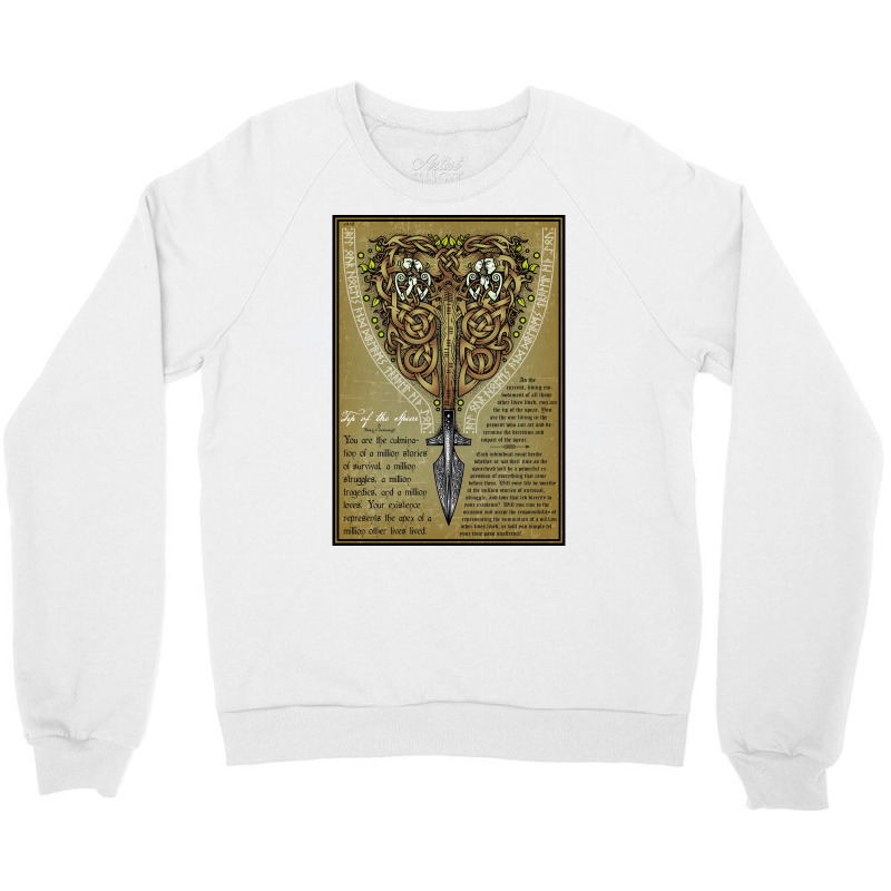 Tip Of The Spear Ancestors  70s Hipster Crewneck Sweatshirt | Artistshot