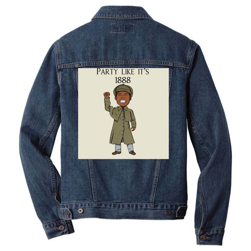 Jamaican Inspector Man Chibi Poster 70s Men Denim Jacket by ferrarperishc | Artistshot