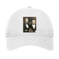 Elbert Einstein N Charlie Chaplin Adjustable Cap | Artistshot